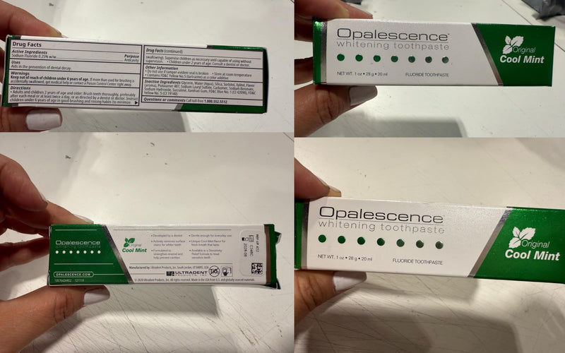 Opalescence Go Teeth Whitening Strips (12 Treatments) Hydrogen Peroxide Formula – Enamel Safe – Slip Free – Sensitivity Free – Includes Small Sample Size 1 oz Original Whitening Toothpaste - 6050-402