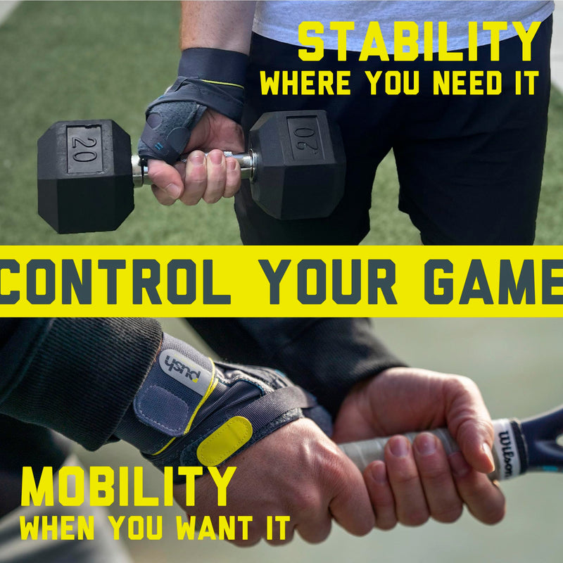 Push Sports Thumb Brace - Stabilizes Skier's Thumb, Optimizes Function (Left Small) Left Small (Pack of 1)