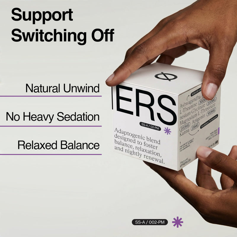 ØTHERS Reset+ Sleep Support 6-in-1 Adaptogenic Supplement | Magnesium L-Threonate, KSM66 Ashwagandha, Apigenin L-Theanine & Kanna | 120 Vegan Micro Tablets | UK Made