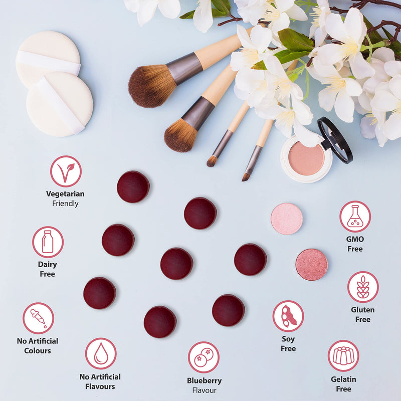 OMG! Retinol, Biotin & Selenium + Collagen producing Vitamin | Hair, Skin & Nails Beauty Gummies (60) by OhMyGummie | Multivitamins & Minerals (A, C, D, E, B6, B12 & Zinc) | Vegetarian & Gelatin-Free
