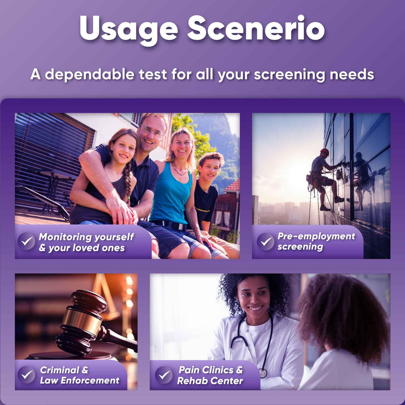 Prime Screen [5 Pack] 10 Panel Urine Drug Test Kit - Testing Instantly for THC (Marijuana), BZO (Benzos), MET (Meth), PCP (Phencyclidine), MTD, AMP, BAR, COC, OPI, MDMA - WDOA-3104 5 Count (Pack of 1)