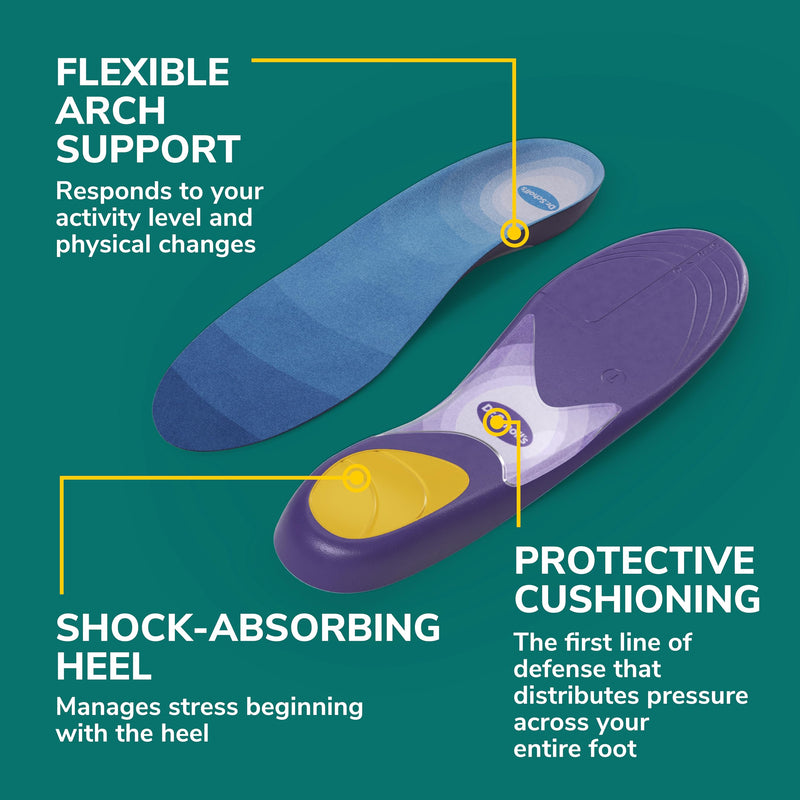 [Australia] - Dr. Scholl’s Prevent Pain Insoles for Women, Size 6-10, 1 Pair: The Only Proven Insole to Prevent Lower Body Pain - Arch Support Shoe Inserts for Women, Protect Against Lower Back, Knee and Foot Pain Shoe Insert Prevent Pain Women's 