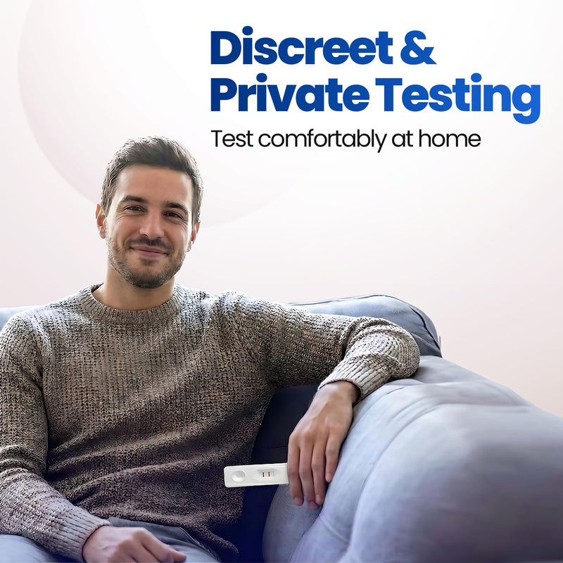 Fertility Test Kit for Men – Sperm Count Home Test Kit for Male Fertility – At-Home Semen Analysis Shows Normal or Low Sperm Count – Fast, Private, Easy to Use