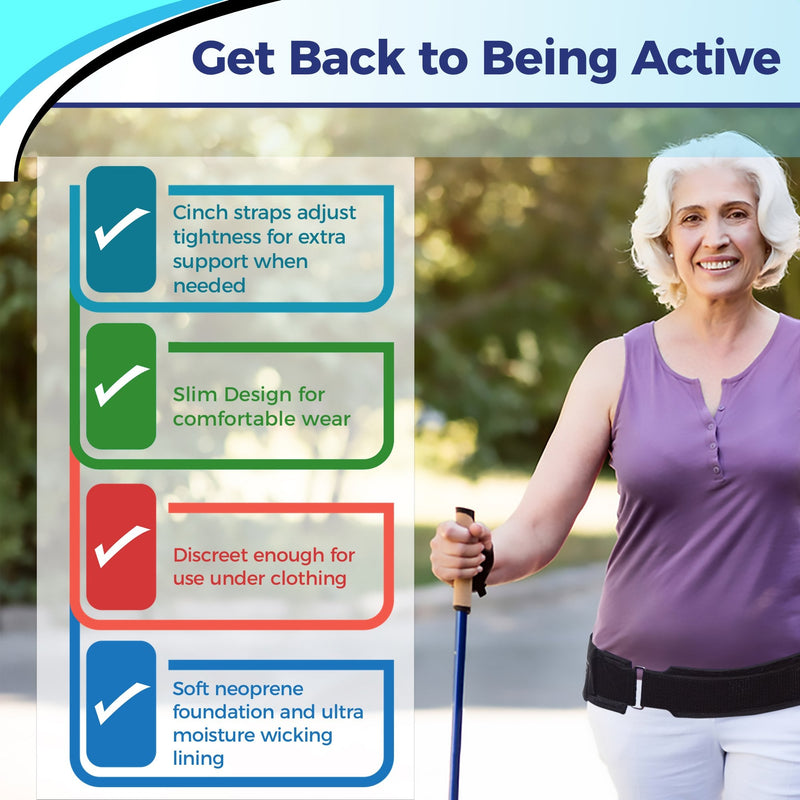 SI Belt - Enhanced Comfort Sacroiliac Joint Support Belt for Men & Women | Ideal for Sciatica & Lower Back Pain Relief | For Daily Use & Physical Activities (Medium) Medium (Pack of 1)