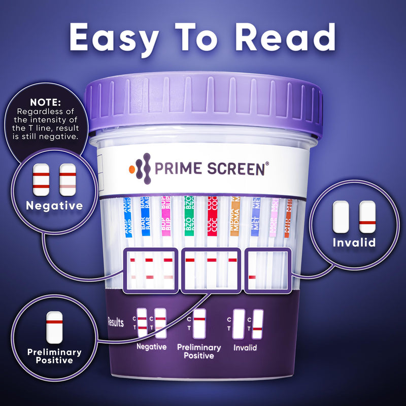 [Australia] - Prime Screen Multi Drug Urine Test Cup 18 Panel Kit (AMP,BAR,BUP,BZO,COC,mAMP,MDMA,MOP,MTD,OXY,PCP,TCA, ETG, FTY, TRA, K2,TRA100)-CDOA-S1185EFTKK (5) 5 