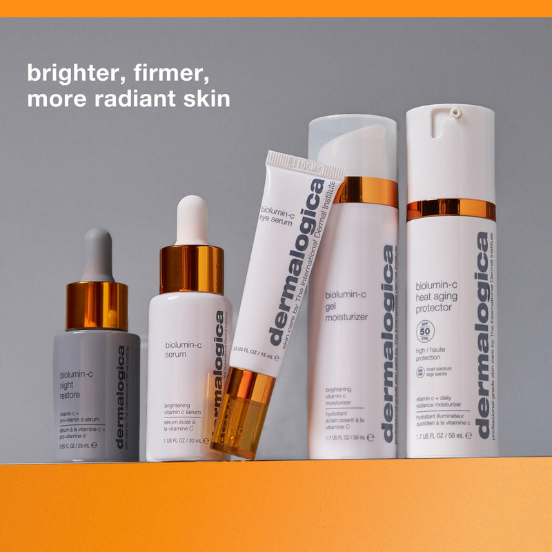 Dermalogica Biolumin-C Gel Moisturizer, 1.7 Fl Oz | Hyaluronic Acid, Vitamin C, Boosts Radiance, Brightens, Weightless Hydration