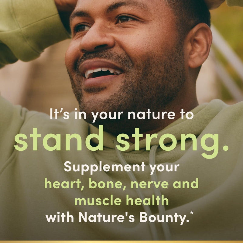 Nature's Bounty Magnesium 400mg Softgel, Whole Body Support, 75 Count