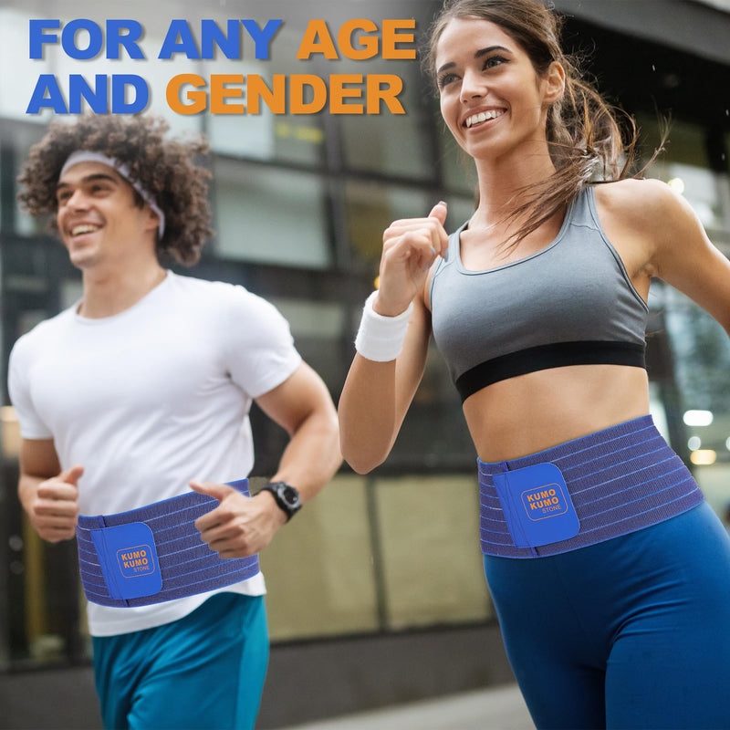 Umbilical Hernia Belt - For Men and Women – Abdominal Hernia Binder for Belly Button Navel Hernia Support, Helps Relieve Pain - for Incisional, Epigastric, Ventral, & Inguinal Hernia M