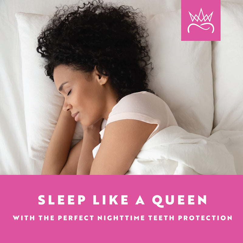 Protect The Crown Night Guard 2 Pack - Mouthguard for Teeth Grinding & Clenching, Professional Mouth Guard for Light and Heavy Grinding (Clear) Clear