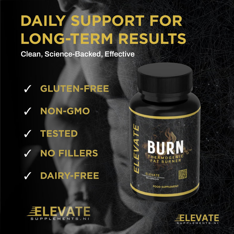 Burn Thermogenic Fat Burner for Men & Women - Metabolism Booster & Energy Support Supplement, Supports Weight Management, Focus & Craving Control, 30 Servings - (150 Capsules)