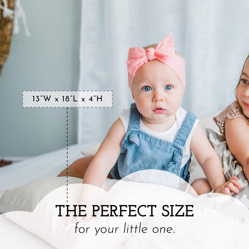 [Australia] - Little Sleepy Head Toddler Pillow, Organic Cotton, Down-Like Fill, Ivory 13 X 18 Toddler 13x18 