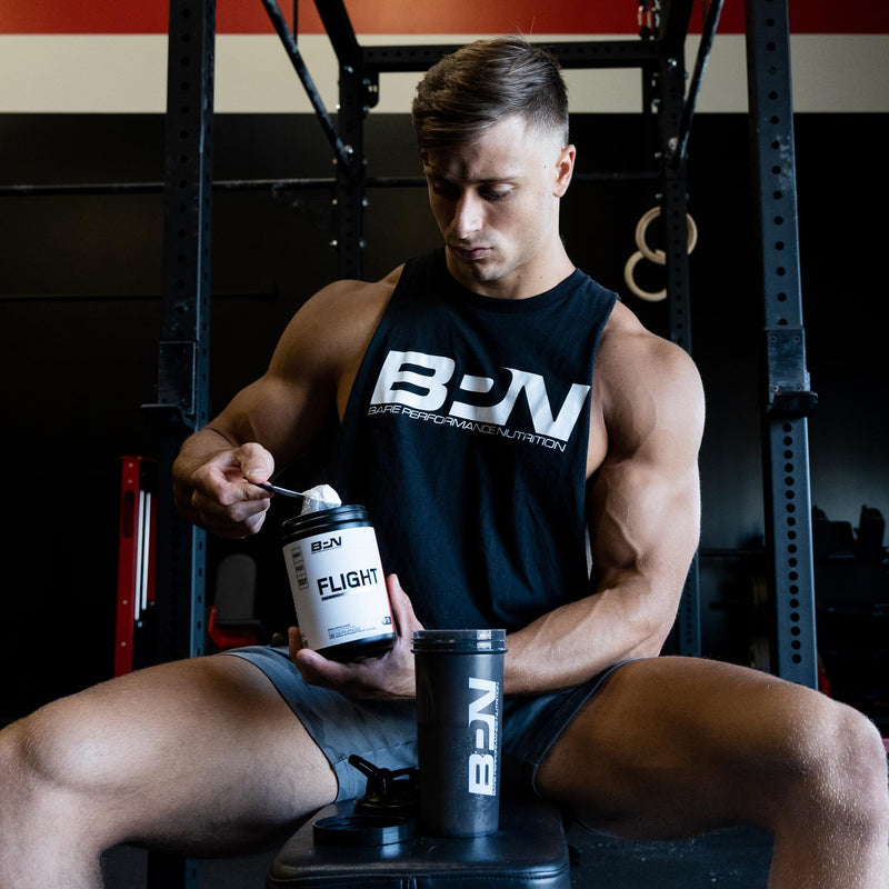 [Australia] - BARE PERFORMANCE NUTRITION BPN Flight Pre Workout, Supports Energy and Mental Focus, Improved Endurance & Muscle Pumps with CarnoSyn¬Æ Beta Alanine, Pink Lemonade, 30 Servings 
