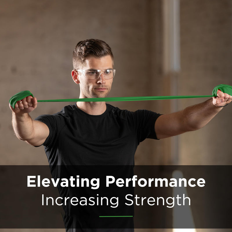 [Australia] - THERABAND Professional Latex Resistance Bands, Individual 6 Ft Elastic Band as Exercise Equipment, Physical Therapy, Pilates, At-Home Workouts, 6 Foot, Multiple Colors and Resistance Levels Available Green – Heavy Individual Bands 