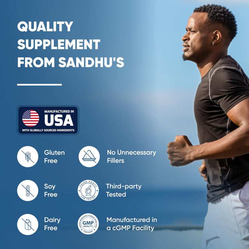 Sandhu's Zinc Supplement with Ionophores| Quercetin & Green Tea Extract for Superior Absorption and High Potency| 800mg Vegetarian Capsules 60 Count (Pack of 1)| Immune Support for Men & Women 60 Count (Pack of 1)