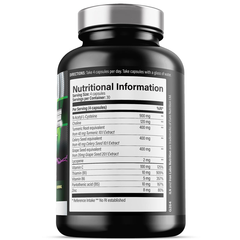 Cycle Support Supplement - NAC, Hawthorn Berry and with Choline for Normal Liver Function - Vegan and Vegetarian Suitable (120 Capsules) 120 count (Pack of 1)