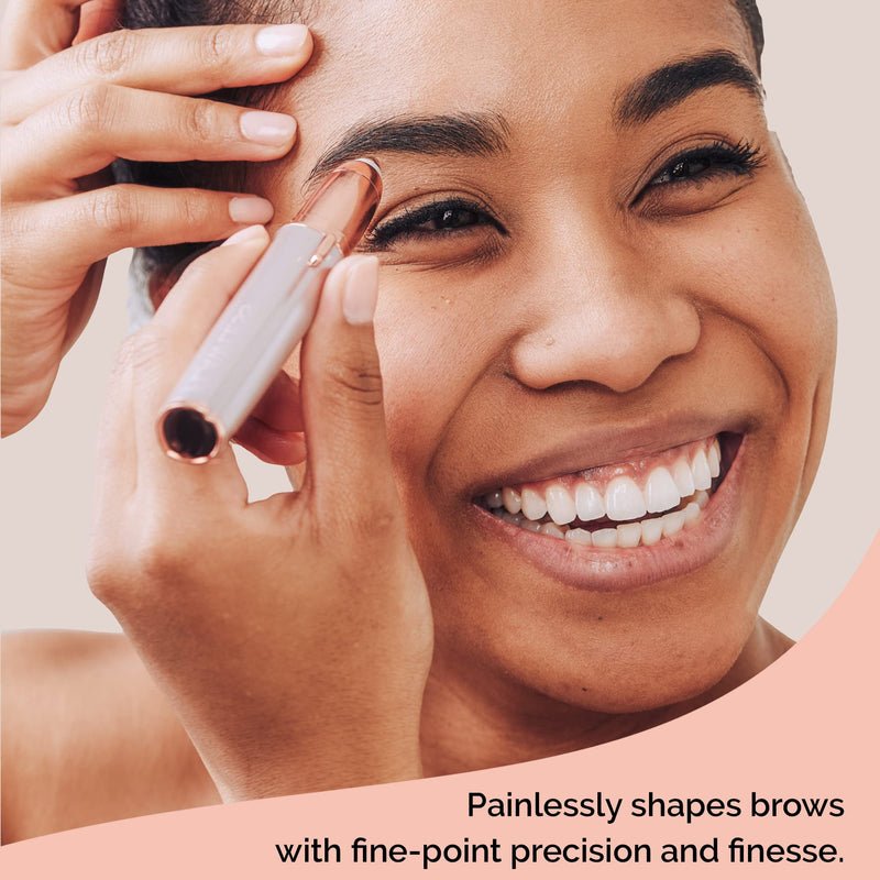 [Australia] - Finishing Touch Flawless Brows Remover, Electric Eyebrow Razor for Women with LED Light for Instant and Painless Hair Removal 1 Count (Pack of 1) 