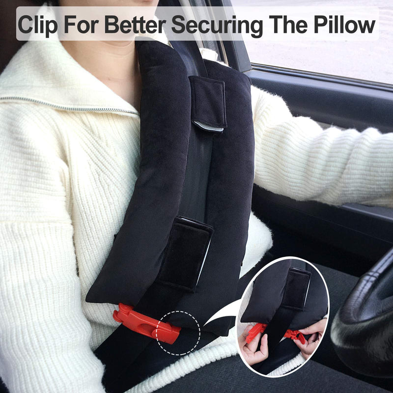[Australia] - Mastectomy Pillow Post Heart Surgery Seatbelt Pillows Chemo Port Hysterectomy Recovery Post Op Super Soft for Breast Cancer Gifts Patients Women Black 