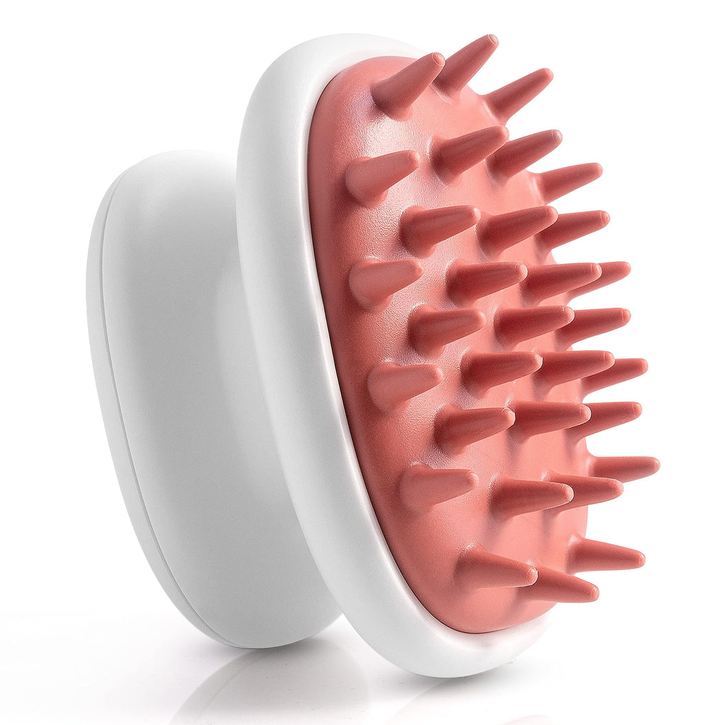 KAMEDIS Fillable Scalp Massager Brush - Silicone Gentle Scalp Scrubber, Exfoliator & Dandruff Scrub Away - Use On Shower with Shampoo for Scalp Scrub. Suitable for Men & Women