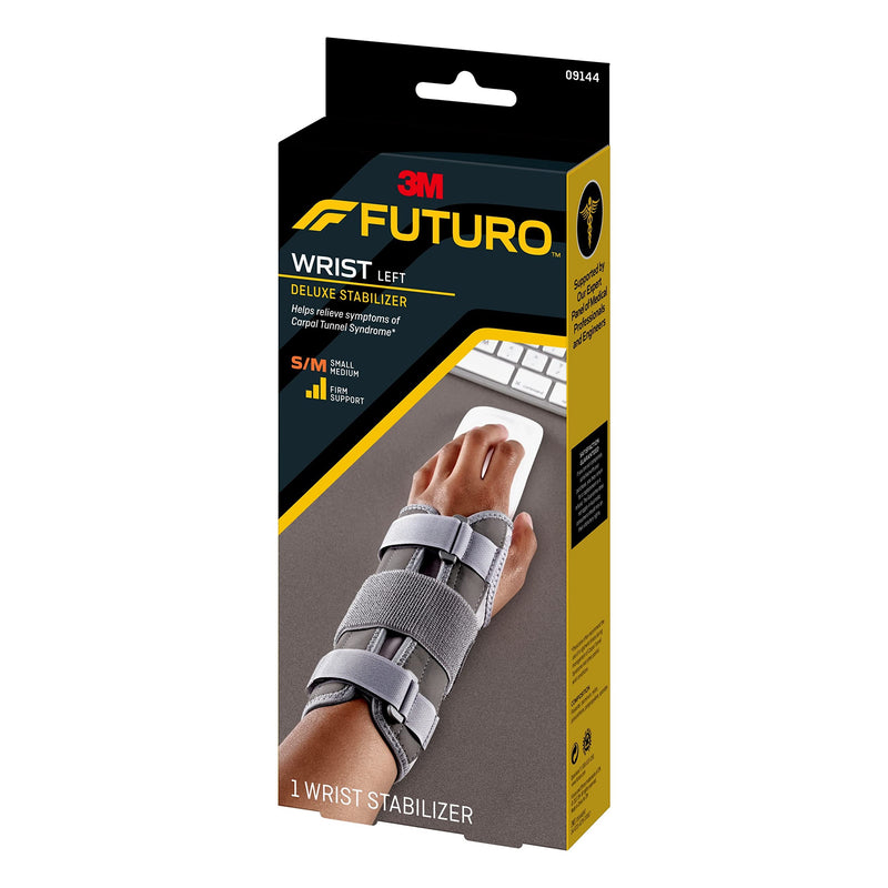 FUTURO Deluxe Wrist Stabilizer Left Hand, S/M Small/Medium