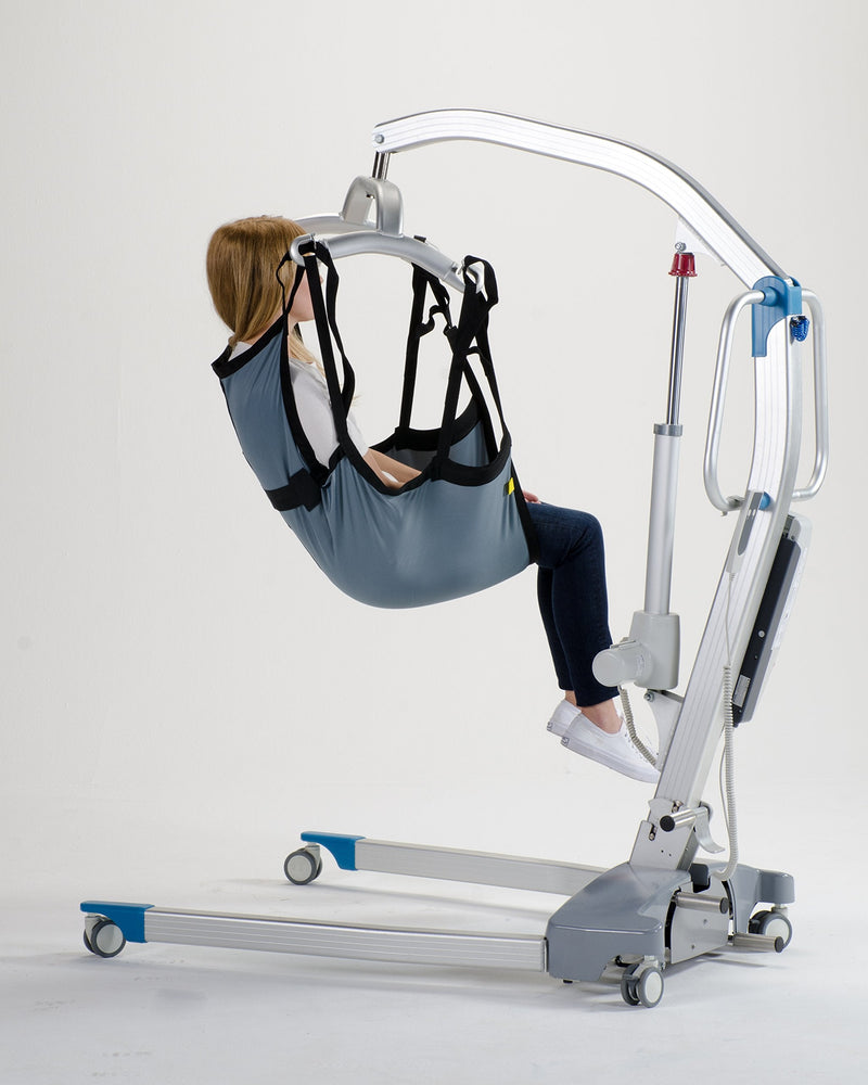 [Australia] - Patient Aid One Piece Patient Lift Sling with Positioning Strap, Comfy Polyester Mesh Fabric Full Body Sling with Lifting Straps, Mobility Aids Transfer Sling Size Large, Weight Capacity 200-450 lbs 