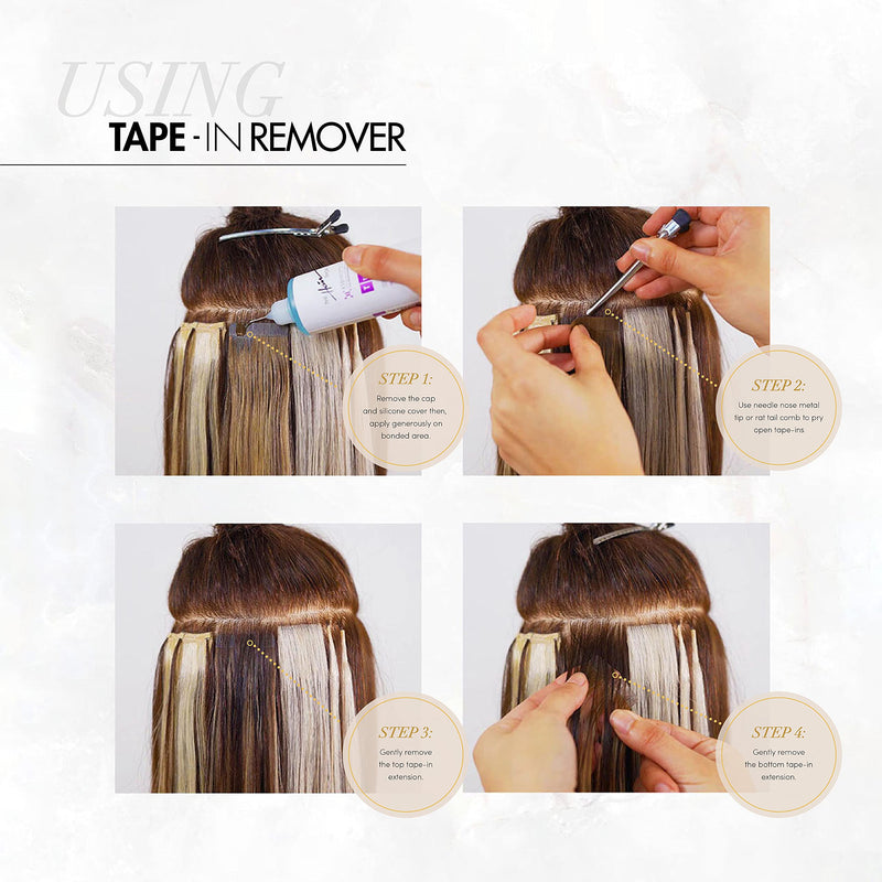 [Australia] - X10 Pro-Tools Tape-in Remover by The Hair Shop, Professional Salon Quality Tape-in Skinweft Smart Tabs Formula, Precision Bottle, Safe & Alcohol-Based 
