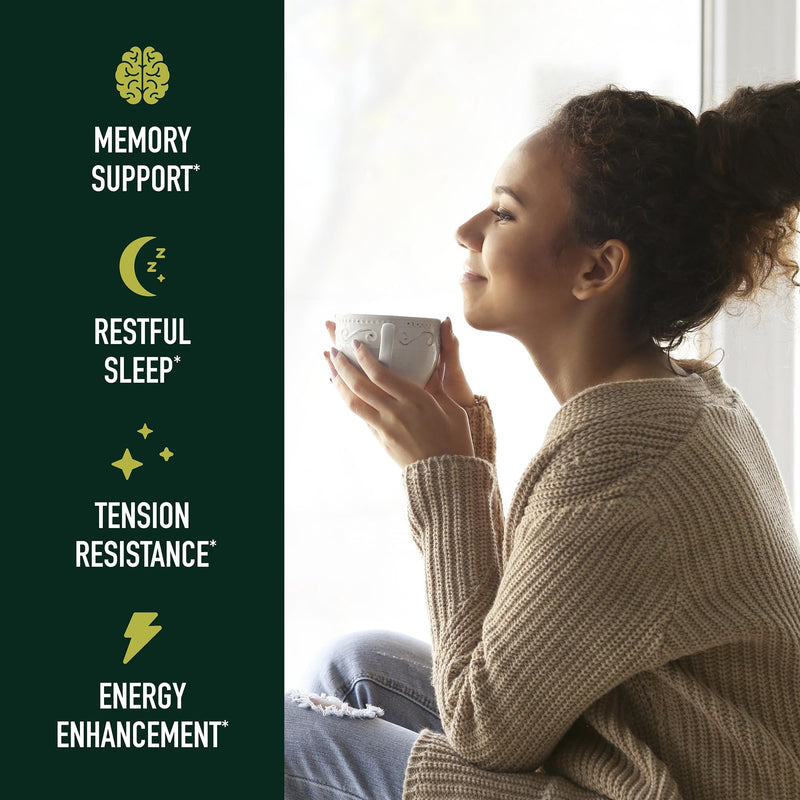 [Australia] - Smoky Mountain Naturals, LLC Ashwagandha Supplement 1300mg | High Absorption Adaptogen from Root Powder with Black Pepper | Non-GMO | 120ct, 2-Month Supply 