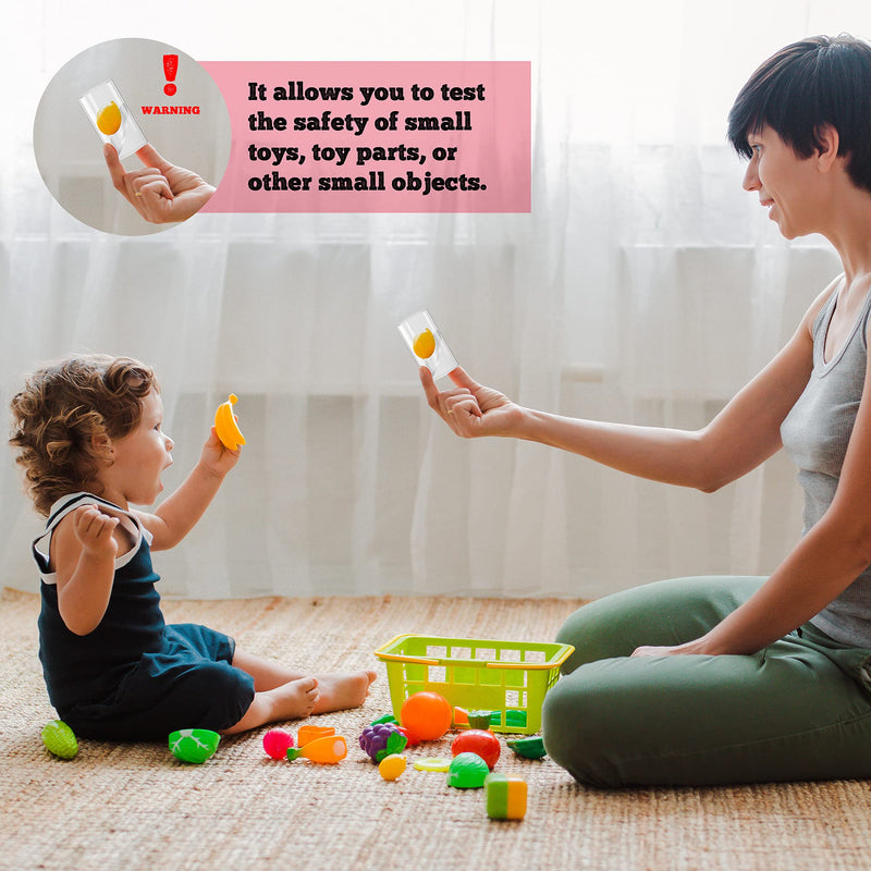 [Australia] - Performore Anti-Choking Hazard Device for Kids, Choke Tester for Small Objects, Hazards for Children, Home Safety Portable Tube Cylinder Tester for Toys, Snacks or Small Objects 