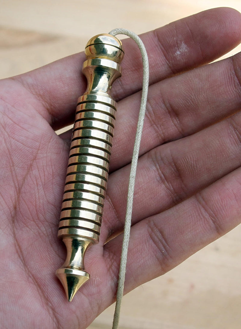 Brass Pendulum for Stress Relief and Relaxation, Premium Quality Meditation Tool