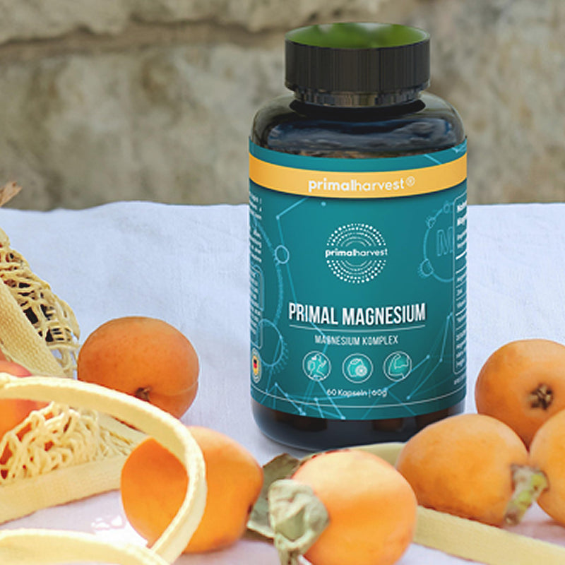 Primal Magnesium by Primal Harvest - Magnesium Supplement with Added Zinc for Men and Women, Dairy, Soy and Gluten Free, 30 Capsules