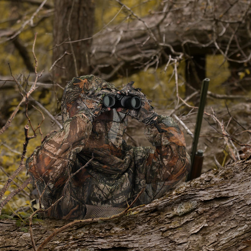 [Australia] - LOOGU Mosquito Suits, Net Bug Pants & Jacket Hood Sets - Ultra-fine Mesh - With Fishing, Hiking, Camping and Gardening Loogu Super Tree Camo Medium/Large 