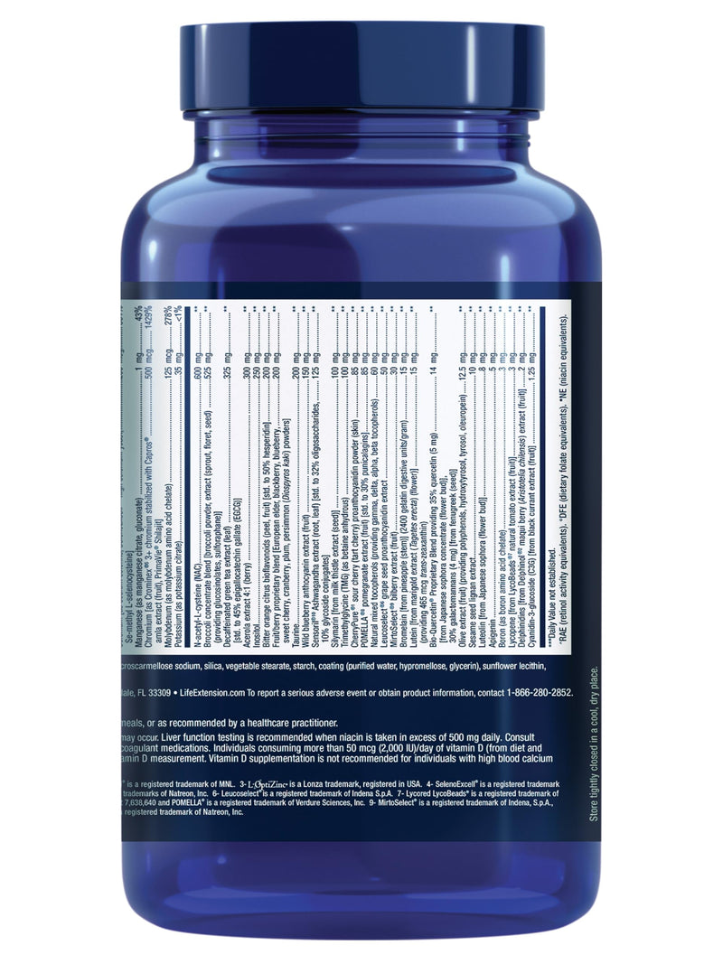 Life Extension Mix Tablets Without Copper, 240 Tablets | High-Potency Multivitamin with Vitamins B, C, D, E & Magnesium, Whole-Body Health & Healthy Aging, Gluten-Free