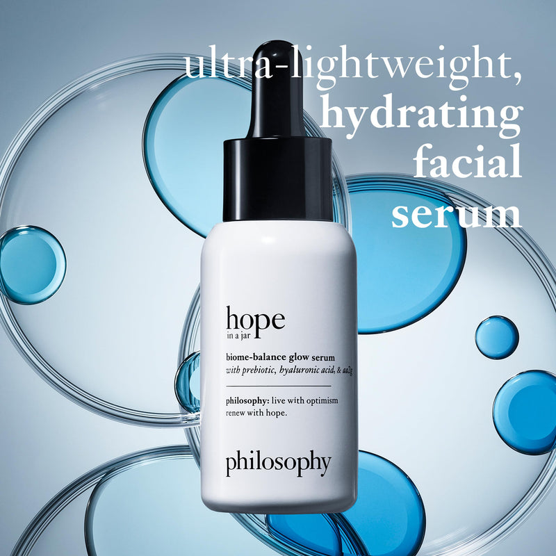 philosophy hope in a jar smooth-glow multi-tasking face moisturizer - with pro-vitamin P, glycolic acid & hyaluronic acid - provides deep & long-lasting hydration & smoother, radiant skin 3 piece set (0.5 fl oz. + 0.1 fl oz. + 0.1 fl oz.)