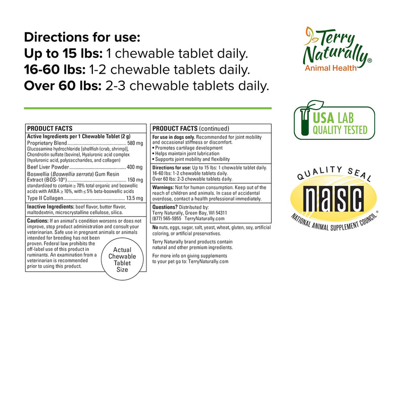Terry Naturally Animal Health - Active Mobility - Joint Health - PawsPlanet Australia
