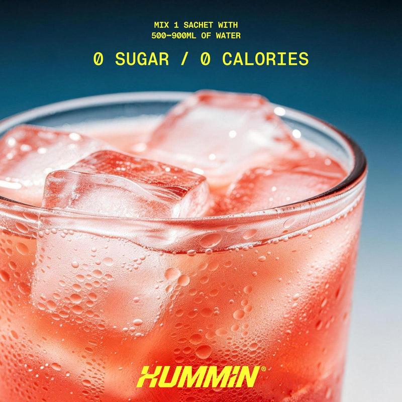 Hummin® Electrolyte Powder Sachets | Zero Sugar | Zero Calories | 30 Sachets | 6 Electrolytes | Hydration Powder with Vitamin B12, C & Zinc | Variety Pack