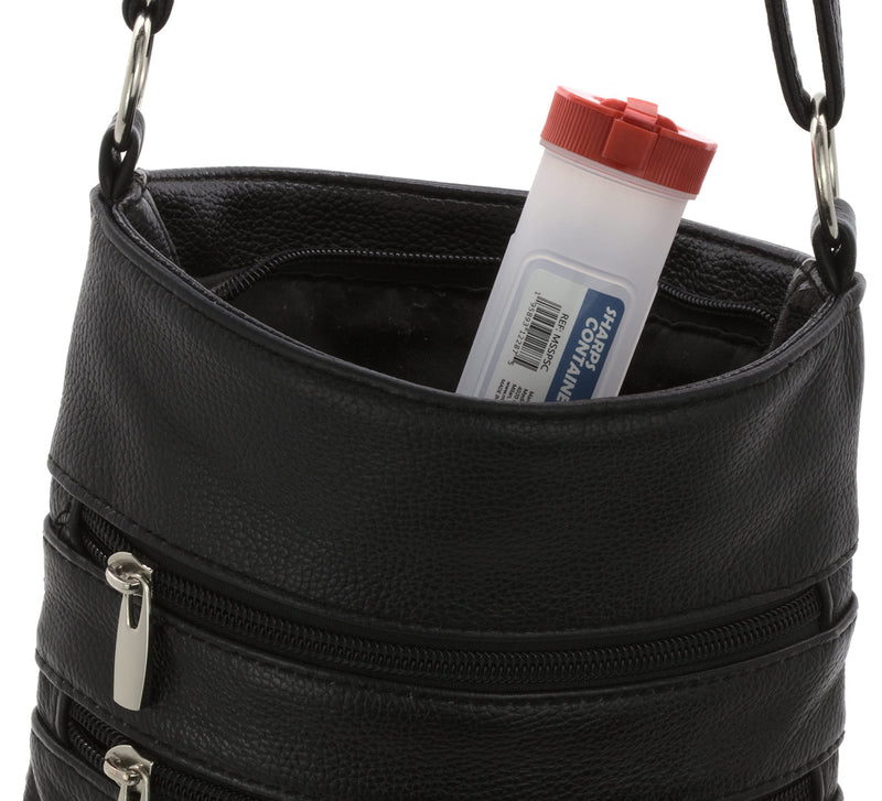 [Australia] - Portable First Aid Transportable Sharps Container with Locking Mechanism by Medical Sales Supply (Pack of 2) 