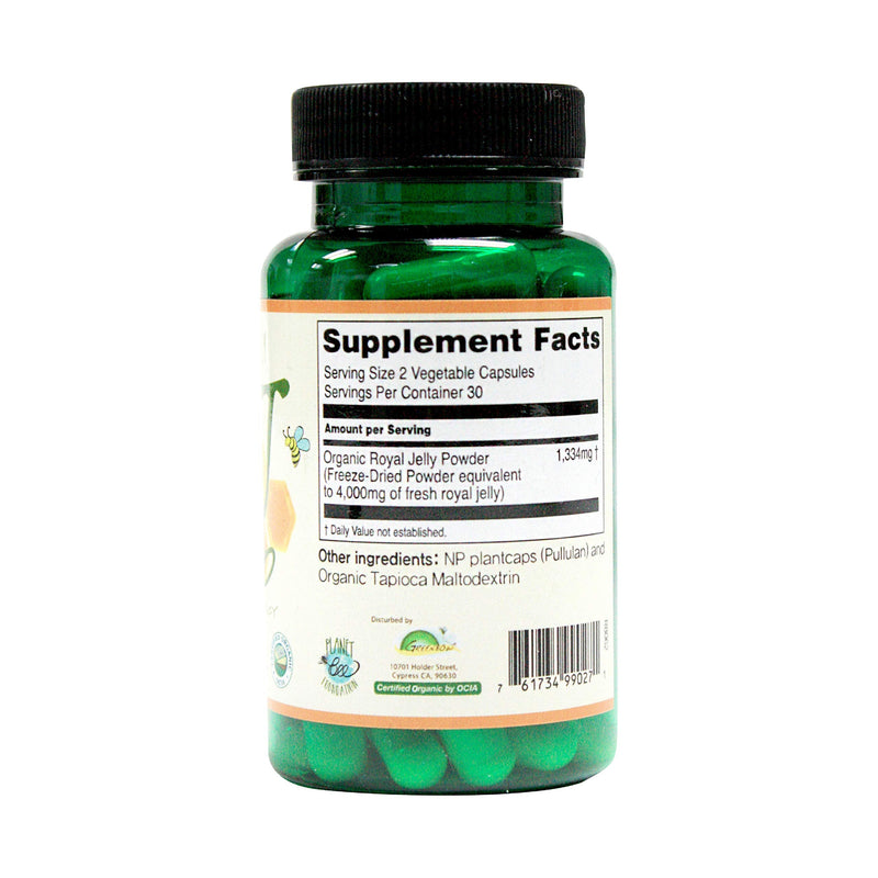 [Australia] - Greenbow Royal Jelly 2000mg Equivalency – Non GMO Made with Organic Royal Jelly - One of The Most Nutrition Packed – (60 Vegan Capsules) 