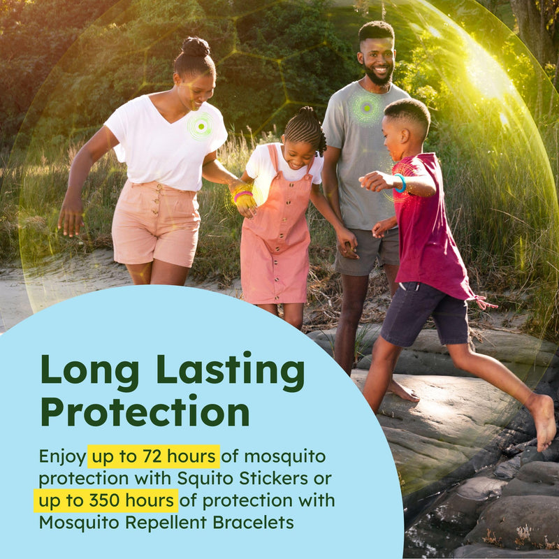 [Australia] - BugMD Mosquito Repellent Bundle: 78 Safe & Effective Squito Stickers and 10 DEET-Free Citronella Bracelets for Kids & Adults - Perfect for Camping, Beach, Hiking & Outdoor Adventures Squito Stickers + Mosquito Bracelets 