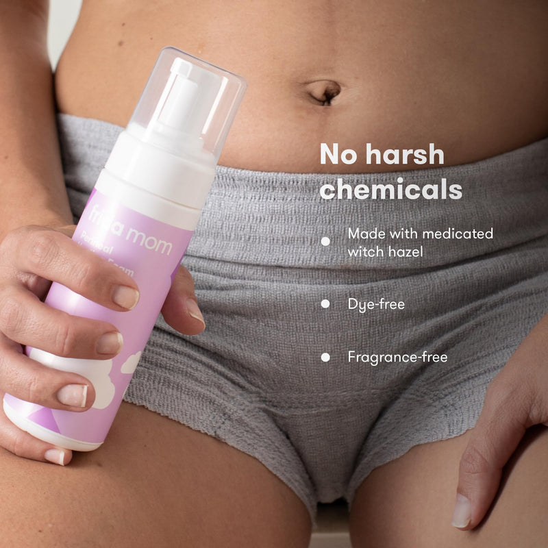 [Australia] - Frida Mom Witch Hazel Perineal Healing Foam for Postpartum Care, Cooling Pain Relief and Hemorrhoid Treatment, 5 Fl Oz Witch Hazel Perineal Foam 