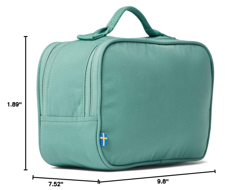 Fjällräven Kanken Toiletry Bag - Strong, Reinforced, Durable Fabric, Organized Storage - Travel ['One Size'] ['Frost Green']