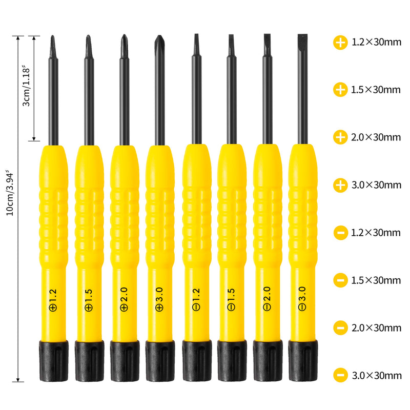 [Australia] - Magnetic Eyeglass Repair kit with Gold Screw, Upgraded All-in-One Eye Glass Repairing Kit Included Precision Screwdriver Sets, Nose Pads 