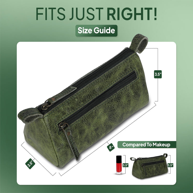 Gift for him and her, Gift for men and women, Christmas and New Year Gift, Leather Cosmetic Cases and Leather Toiletry Bag