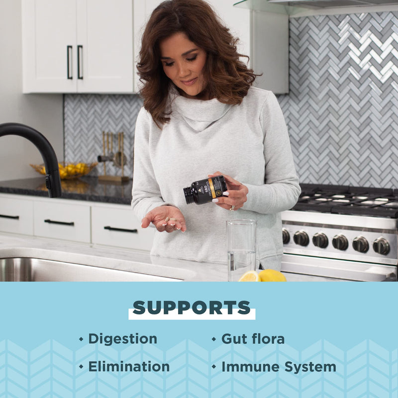 [Australia] - Ancient Nutrition Probiotics, SBO Probiotics Gut Restore 60 Ct, Promotes Gut Health, Digestive and Immune Support, Gluten Free, Ancient Superfoods Blend, 25 Billion CFUs* Per Serving 1 Count (Pack of 1) 