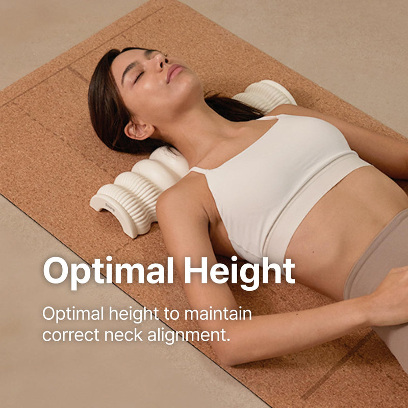 [Australia] - Wave Pillow II - Spine Stretcher Massage Tool, Yoga & Piliates Spine Alignment Corrector for Back Pain Relief, Neck, Shoulder, Lower Back & Hip Massage Device (Sweet Pink) Wave Pillow Ii(sweet Pink) 