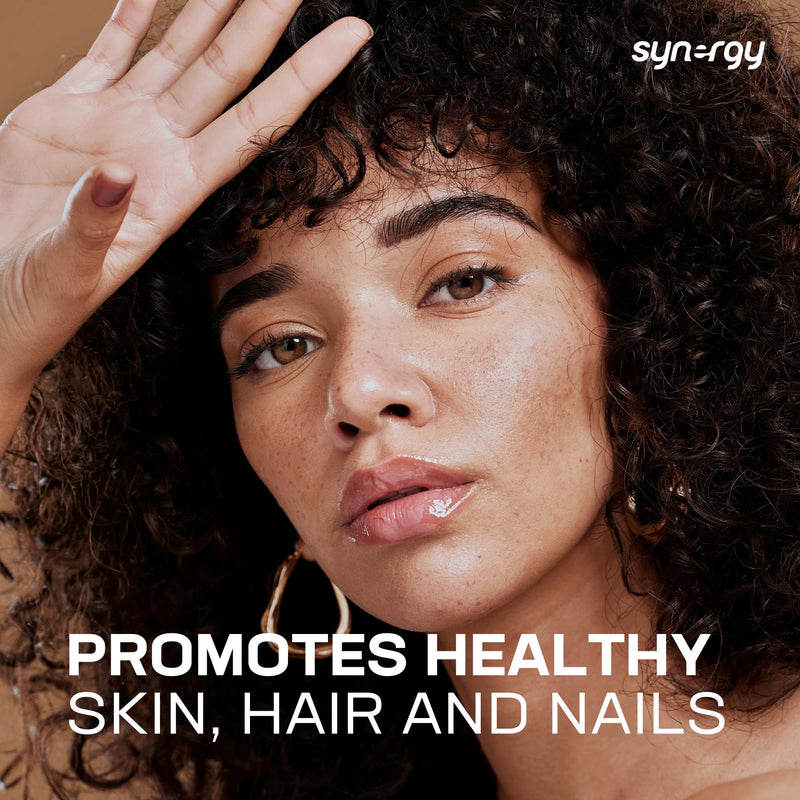 Synergy Worldwide Collagen+ 30 doses | 5810mg Collagen with Vitamin C, Hyaluronic Acid, and Zinc | Supports Skin, Hair, Nail, and Joint Health | Flavourless | 180g Collagen+
