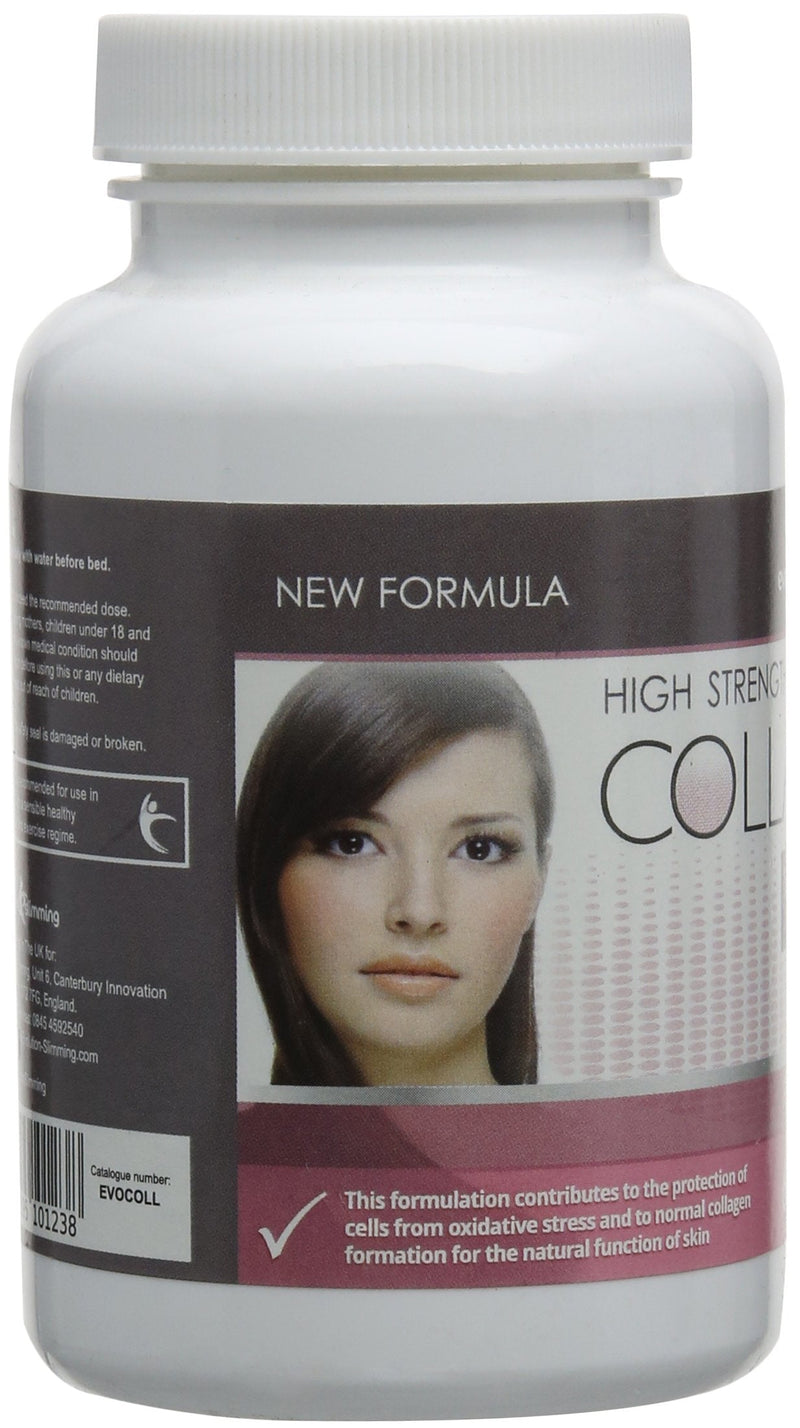 Hydrolysed Collagen High Strength 1,000mg for Hair, Skin & Nails, 60 Tablets, Evolution Slimming