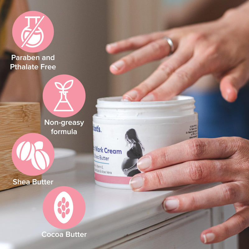 [Australia] - Dr. Talbot's Mom Stretch Mark Cream - Made With Cocoa and Shea Butter - Postpartum Care for Moms - 8 oz 