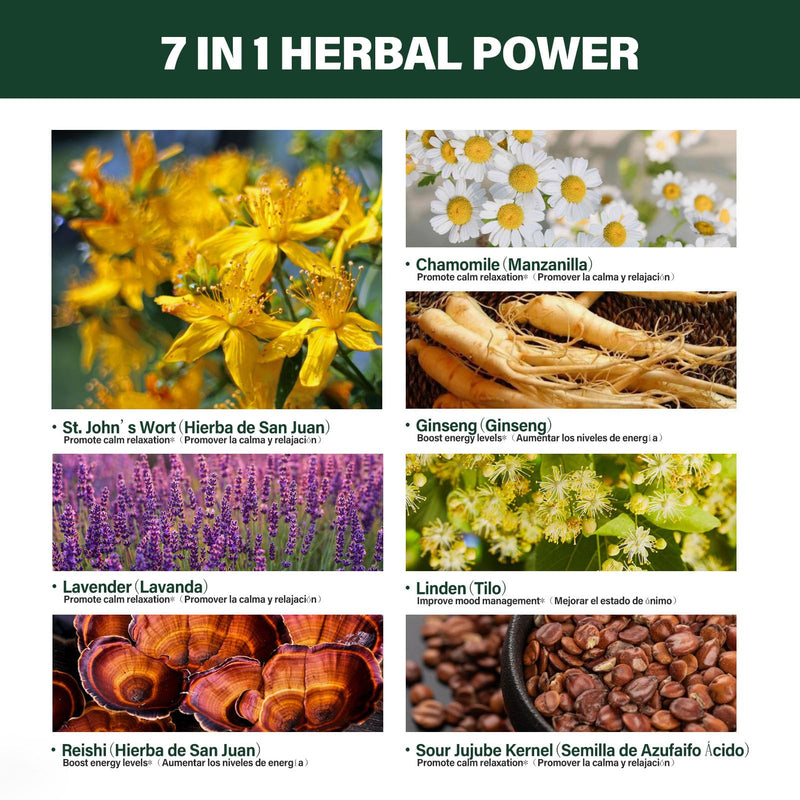 [Australia] - St John's Wort Herb (Hierba de San Juan) Drops for Mood Support, Calming & Relaxing, Energy Boost Supplement with Hypericum Perforatum Chamomile Ginseng Extract. Suplemento para Estres. 2oz Original 2 Fl Oz (Pack of 1) 