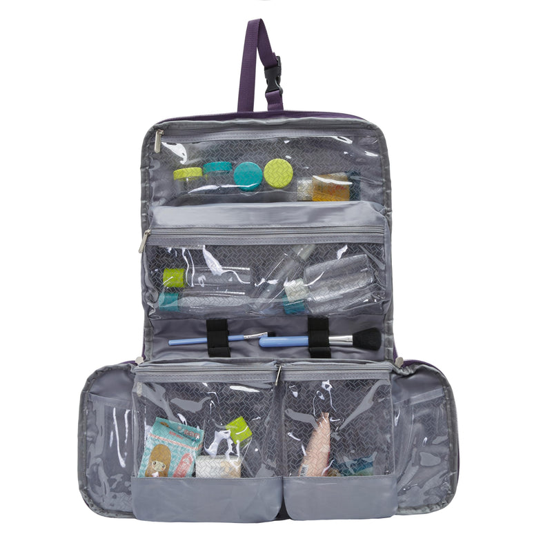 Travelon: Luggage Flat-Out Toiletry Kit Purple