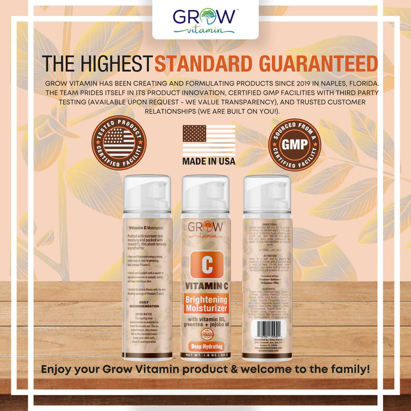 True Skin Vitamin C Face Moisturizer, a Brightening Anti Aging Wrinkle Cream for Face, Vitamin B5, Vitamin E, Jojoba Oil, Organic Aloe Vera and Green Tea, 1.8 fl oz | Brightening Anti Aging Wrinkle Cream, Vitamin B5, Vitamin E, Jojoba Oil, Organic Aloe...
