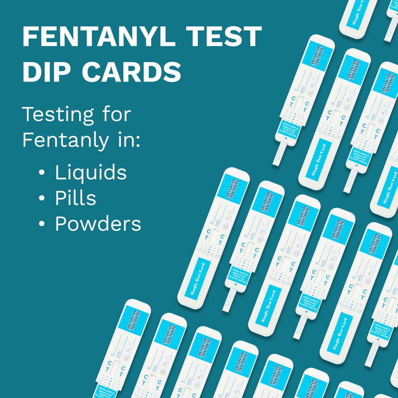 Fentanyl Test Dip Cards: Quick, Accurate Results, Reliable Detection 5-Minute Forensic Urine Test (10 Tests) 10 Tests